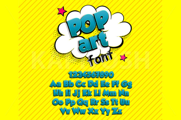 Download Blue Lowercase and Uppercase Comic Font - Lowercase Collection