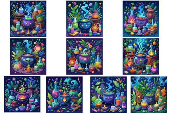 Download 10 Witch's Brew Halloween Bundle - Brew Collection