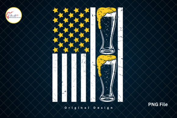 Download Beer Lover Craft Beer American Flag PNG - Craft Collection