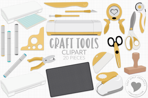 Download Craft Tools Clipart Graphics - Craft Collection