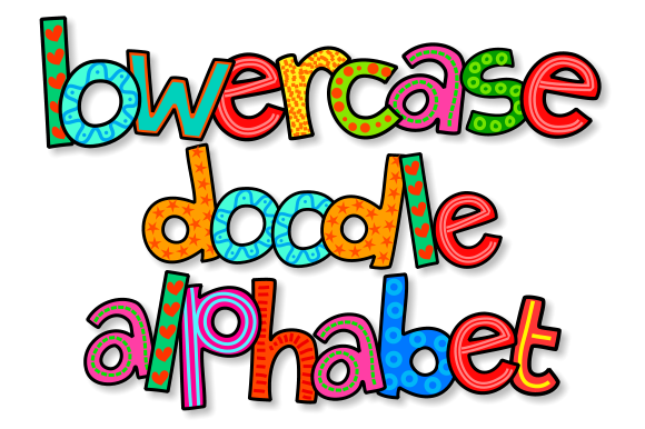 Download Lowercase Doodle Alphabet Set 1 - Lowercase Collection