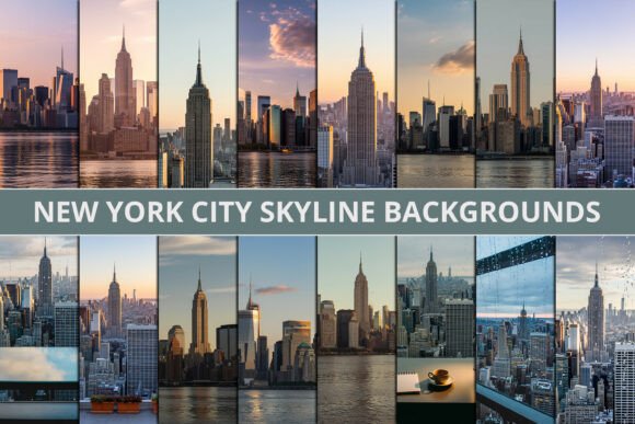 Download New York City Skyline Background Bundle - Premium Bundle