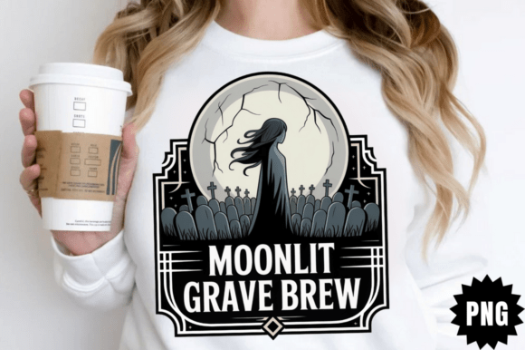 Download Moonlit Grave Brew PNG Design - Brew Collection