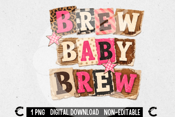 Download Brew Baby Brew Y2K Collage Coffee Lover - Brew Collection