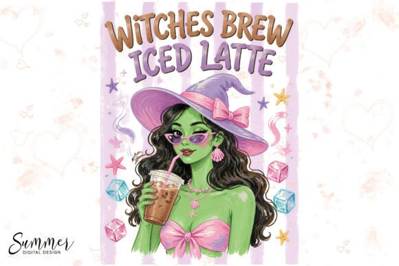 Download Witches Brew Iced Latte Summerween PNG - Brew Collection
