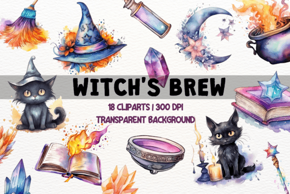Download Witch's Brew Halloween Clipart - Brew Collection