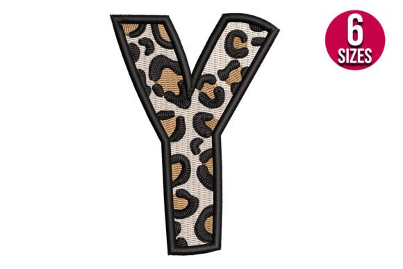 Download Leopard Print Alphabet Font Letter Y - Print alphabet font Collection