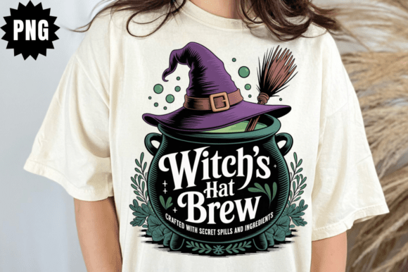 Download Witch's Hat Brew Crafted PNG Design - Craft Collection