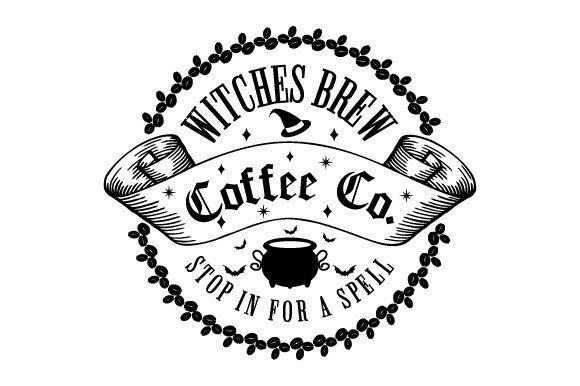 Download Vintage Witches Brew Coffee EPS SVG PNG - Brew Collection