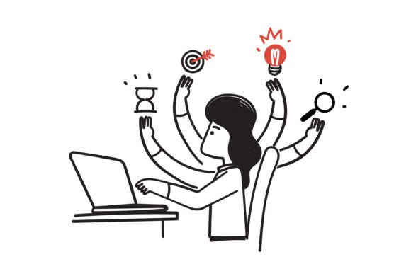 Download Doodle Multifunctional Worker - Multifunctional Collection
